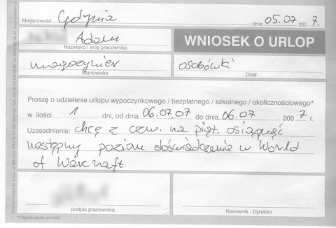 wniosekourlop